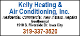 Kelly Heating and A/C, Inc. Sponsorship Banner
